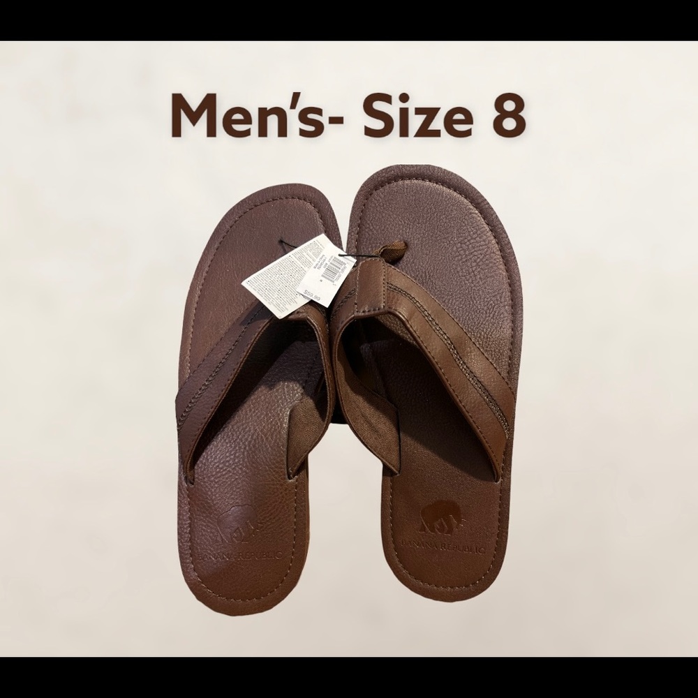 Men’s Banana Republic Flip Flops- Size 8